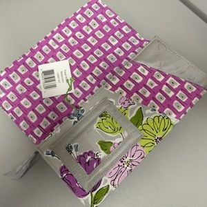Vera Bradley Travel Wallet in Watercolor - NWT